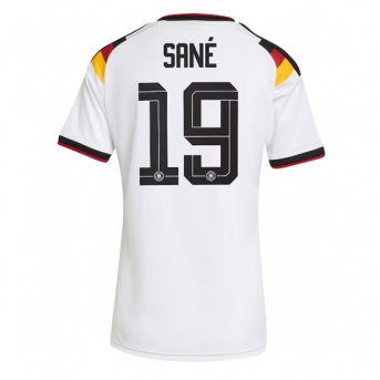 Billige Fotballdrakt Tyskland Leroy Sane #19 Replika Hjemmedrakt Dame VM 2026 Kortermet
